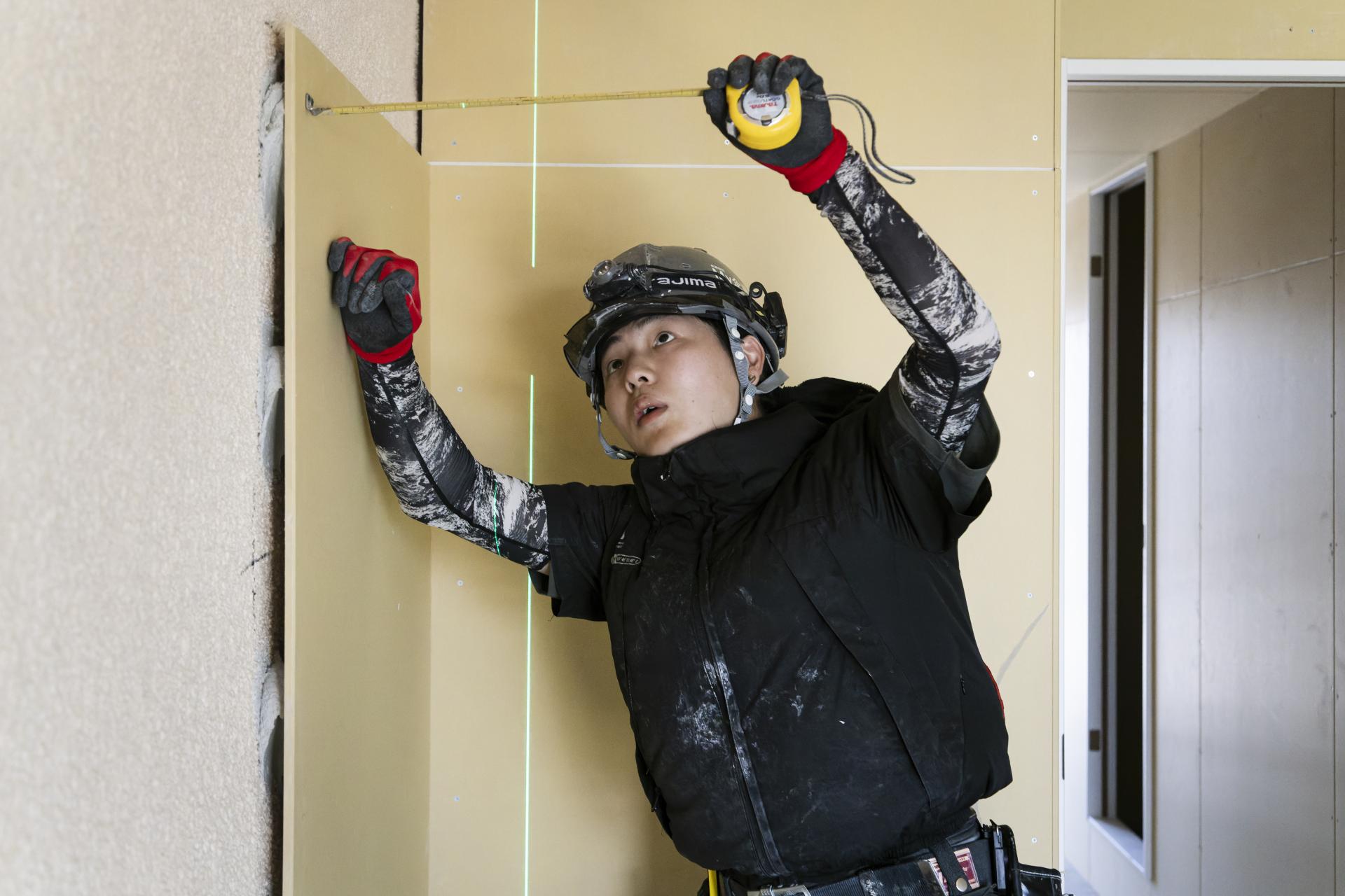 石膏ボード貼り